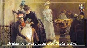 Bautizo de Simon Bolivar