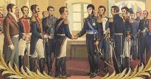 Bolívar y San Martin