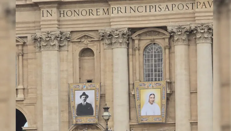 Basilica-de-San-Pedro-exhibe-los-retratos-de-Jose-Gregorio-Hernandez-y-Carmen-Rendiles
