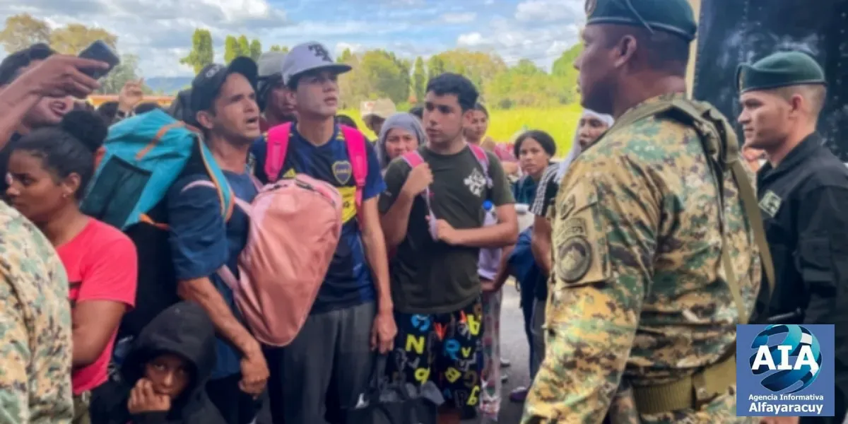 Caravana-de-migrante-en-su-mayoria-venezolanos-frustrada-en-Panama