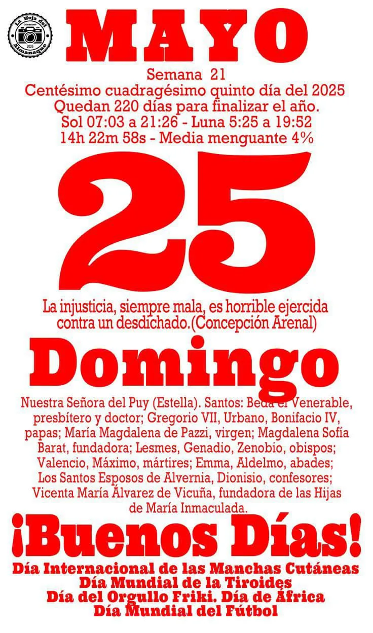 25MAYO