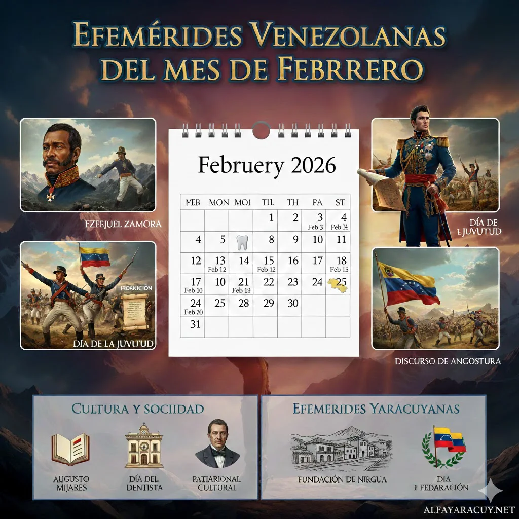 ALMANAQUE FEBRERO 2026