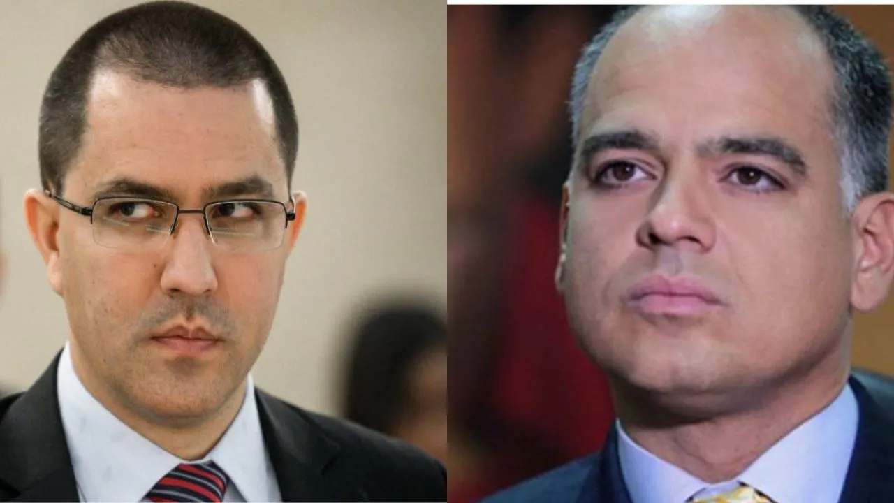 Andrés izarra y Jorge Arreaza