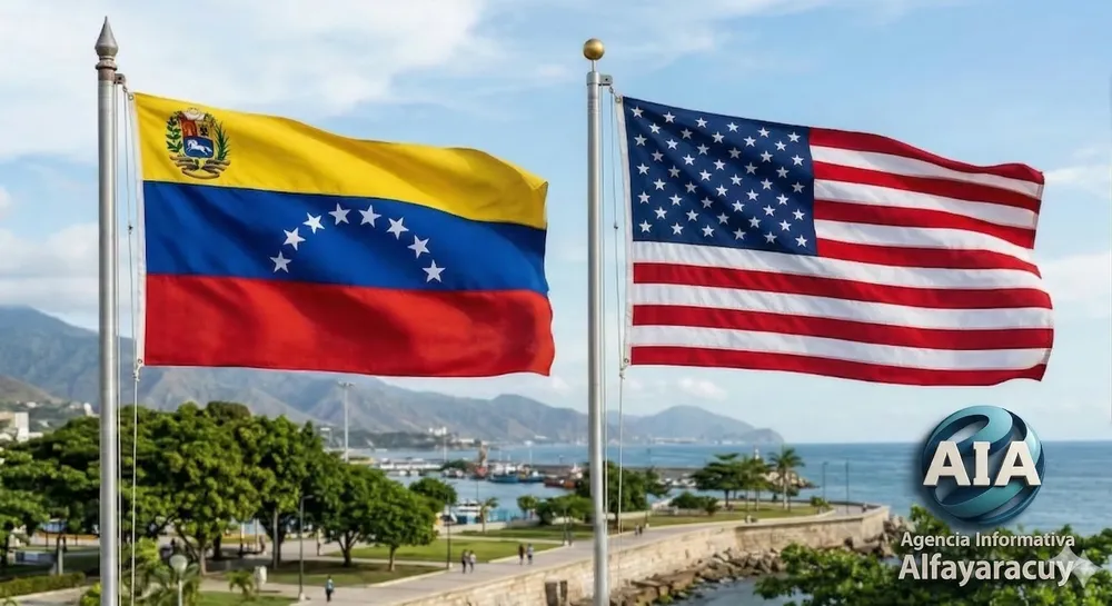 Estados y Veezuela unidos en lazo