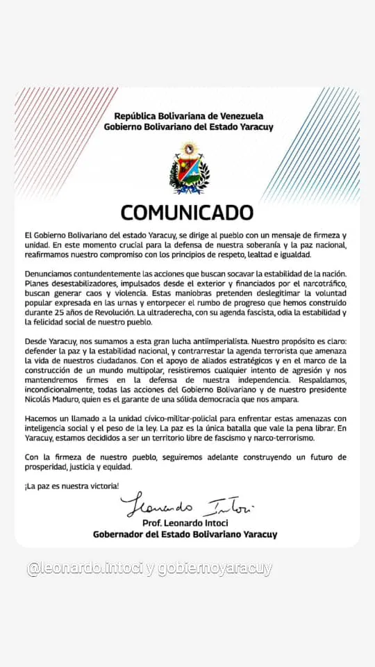 COMUNICADO