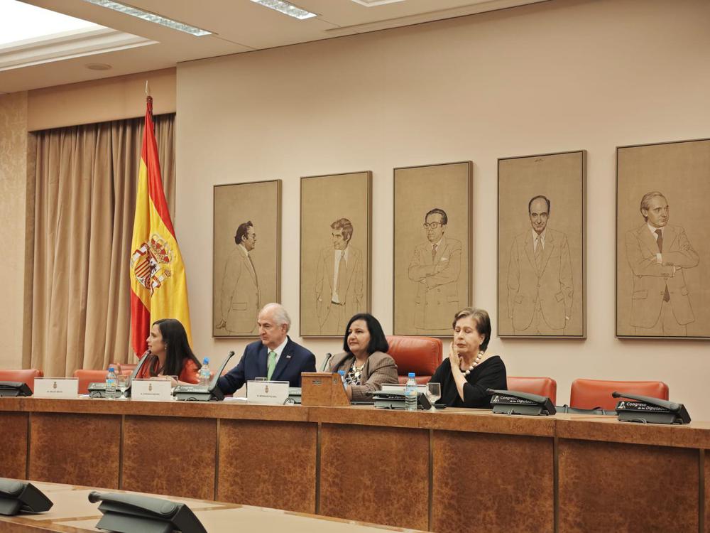 Antonio Ledezma en el parlamento español