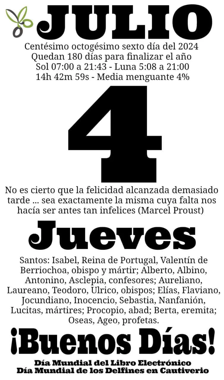 4 de julio