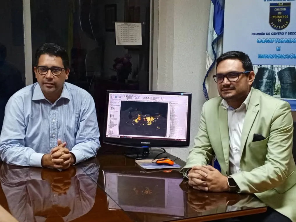 Manuel Zerpa y Saúl Elías López Manuel Zerpa (izquierda) y el presidente de la Sociedad Venezolana de Ingenieros Agrónomos y Afines, Saúl Elías López (Cortesía)