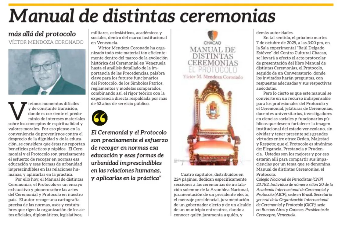 Manual de Ceremonias