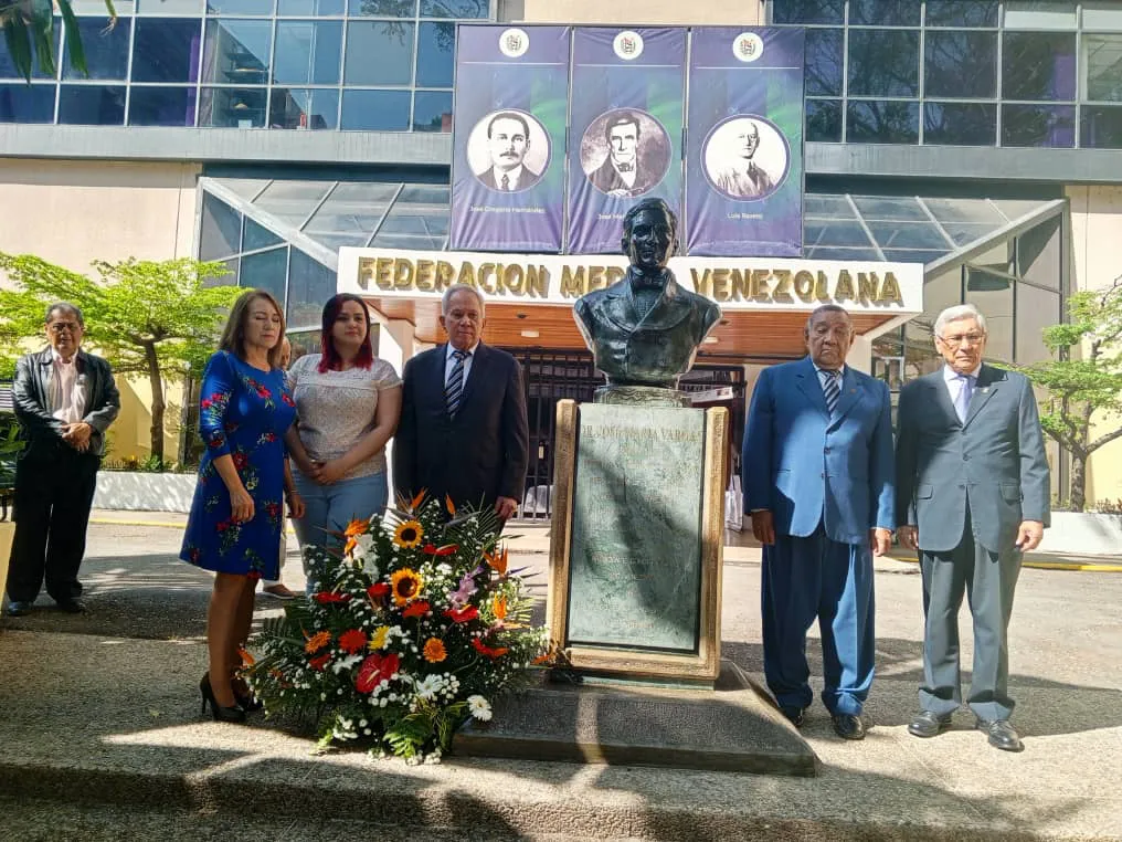 Médicos rindieron honores a José María Vargas, padre de la medicina en Venezuela (Cortesía)